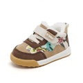 Baby Boys Girls Plush Fleece Winter Warm Sneakers Soft Bottom Non-slip Toddler Shoes