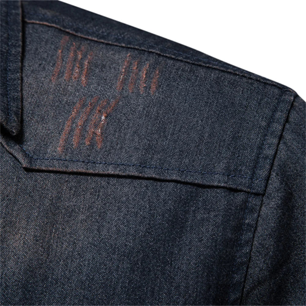 Men's Cotton Denim Shirt