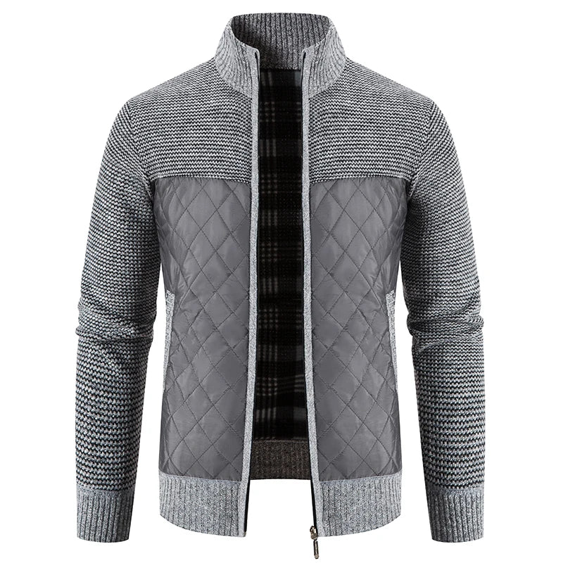 Men's Fleece Hooded Cardigan Jacket