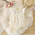 Baby Girl Polka Dot Cotton Jumpsuit – Summer Bodysuit (0–18M)