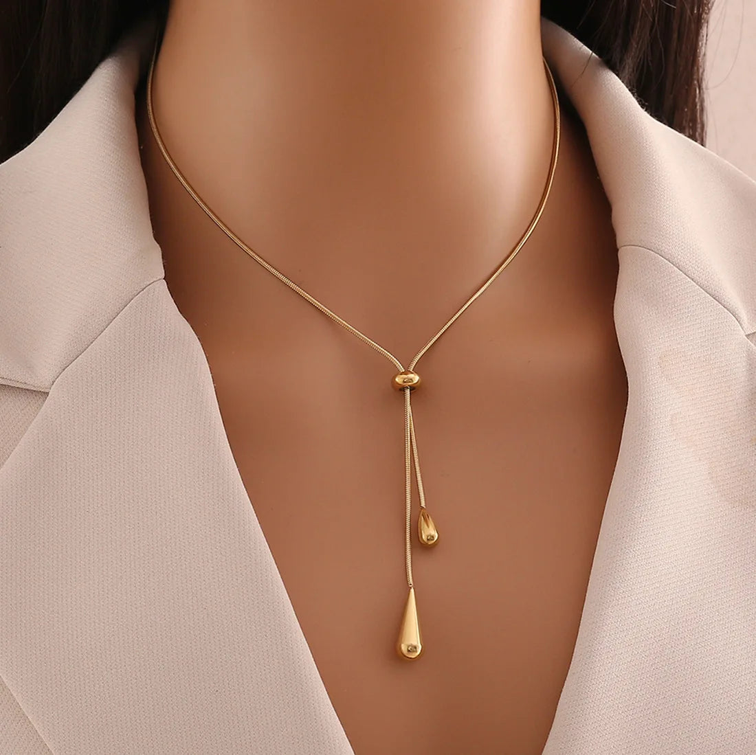 Women's Stainless Steel Pendant Necklace