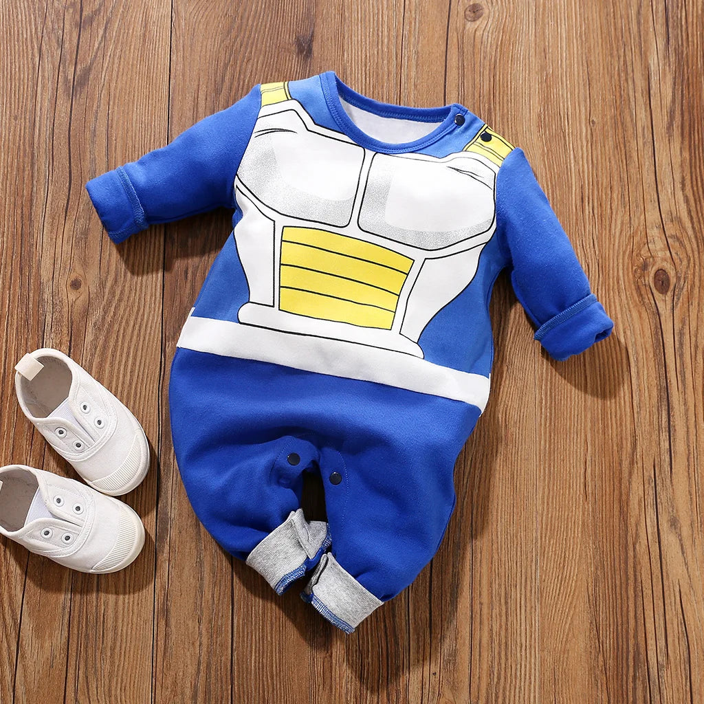 Baby Cotton Long Sleeve Romper One-Piece – Soft Knit Bodysuit for 0–18 Months
