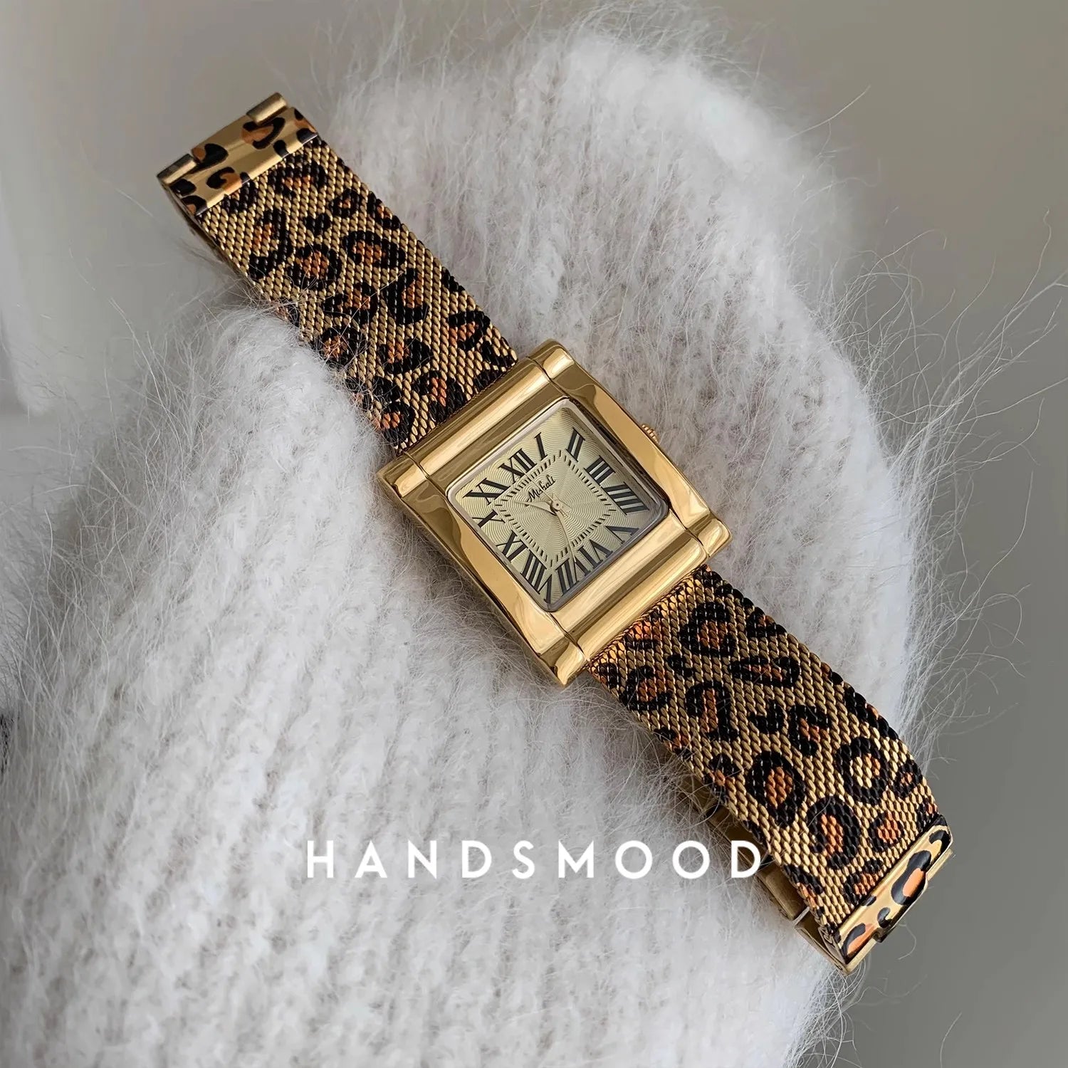 Women's Retro Luxury Gold Quartz Watch – Vintage Leather Strap