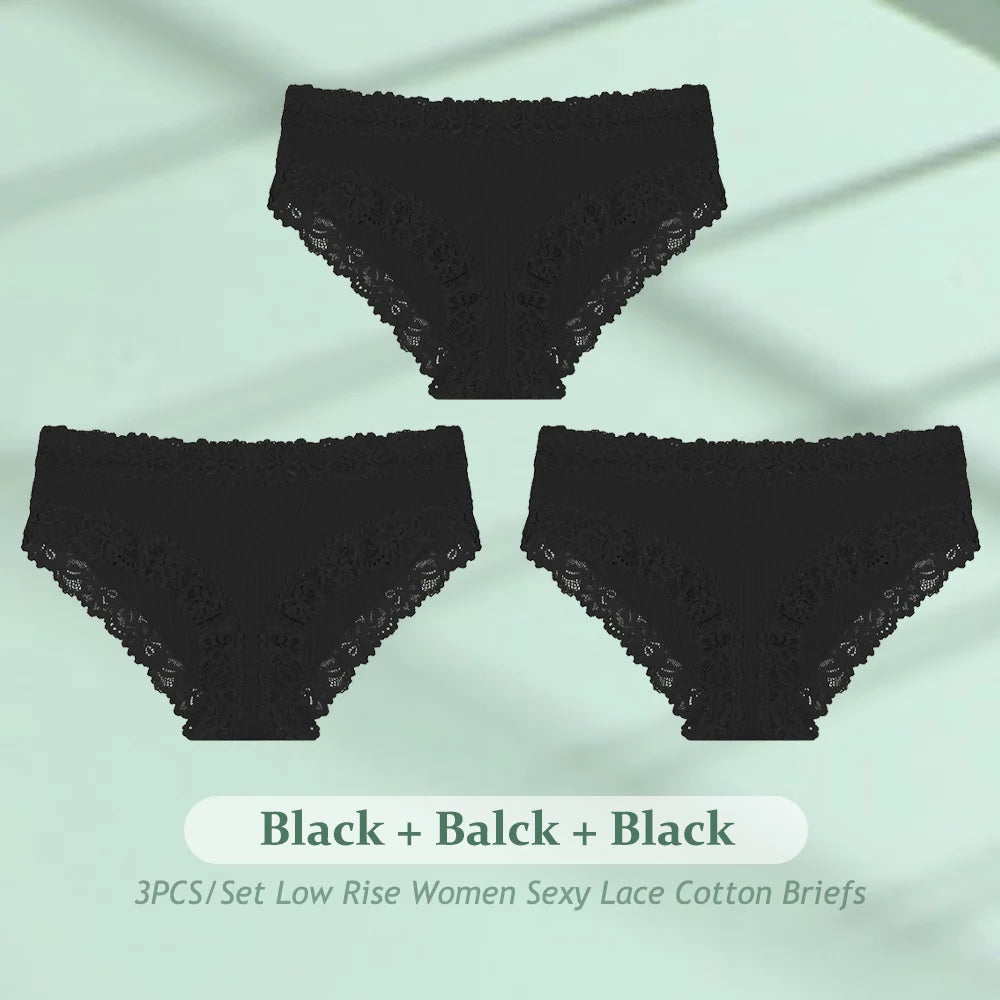 Women's Cotton Seamless Briefs – 3-Pack