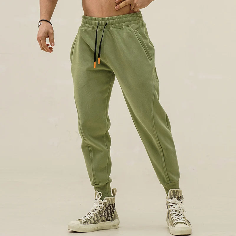Men's Cotton Cargo Sport Pants – Jogger Sweatpants for Gym & Streetwear