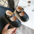 Girls PU Leather Flat Shoes – Kids Casual School Shoes (Size 21–30)