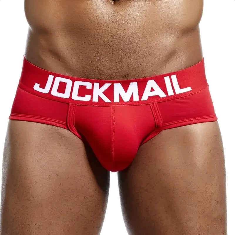 JOCKMAIL Men's Cotton Briefs – Breathable Everyday Underwear