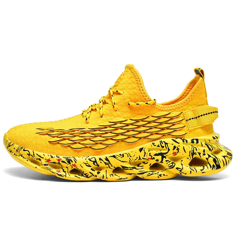 Men's Breathable Flyknit Luxury Casual Sneakers – Lightweight Fashion Trainers