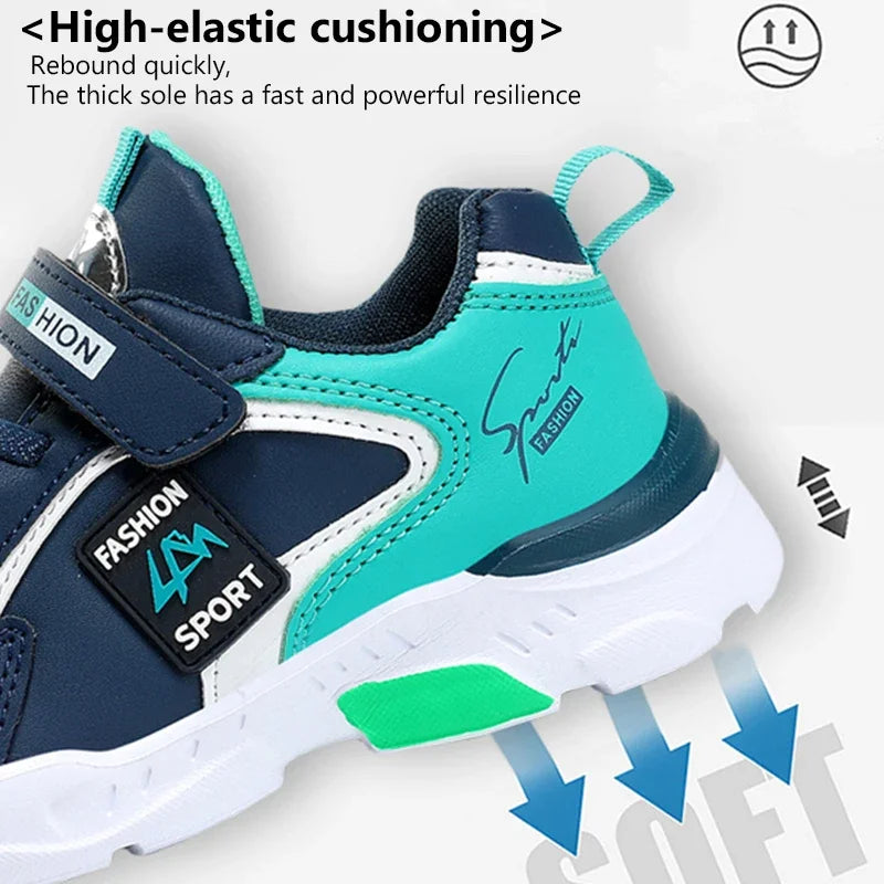 Children Running Shoes Boys Basketball Sneakers Kids Shoes Outdoor Comfortable Sports Tennis Shoes