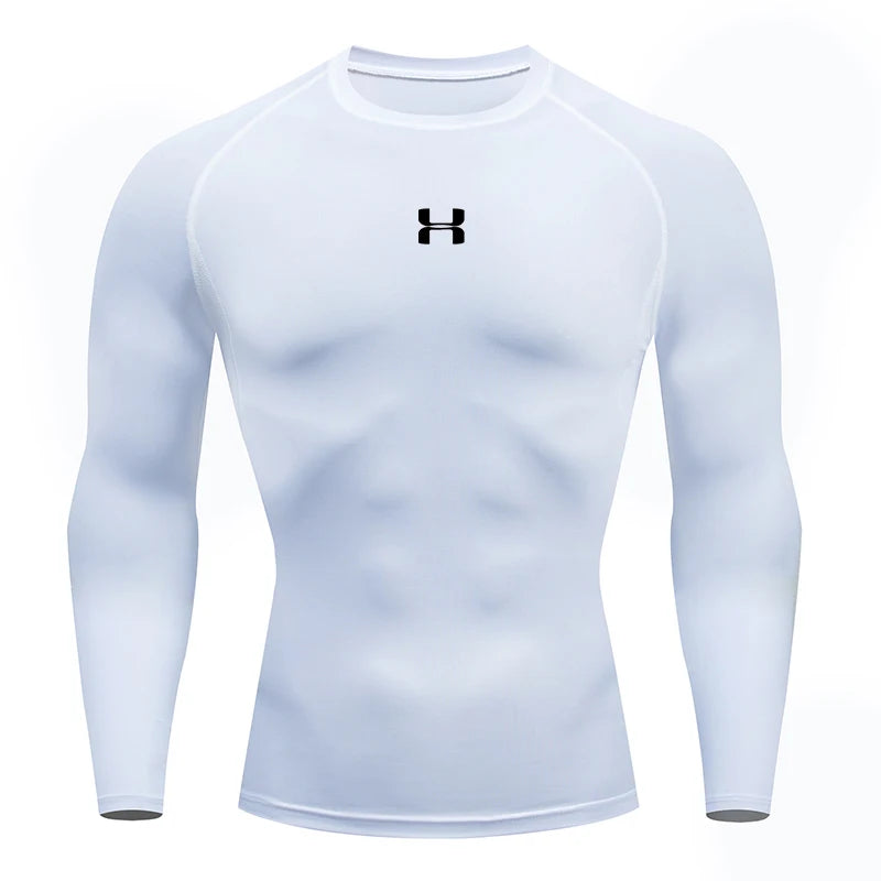 Men's Compression Long Sleeve Sport Shirt — Gym & Running