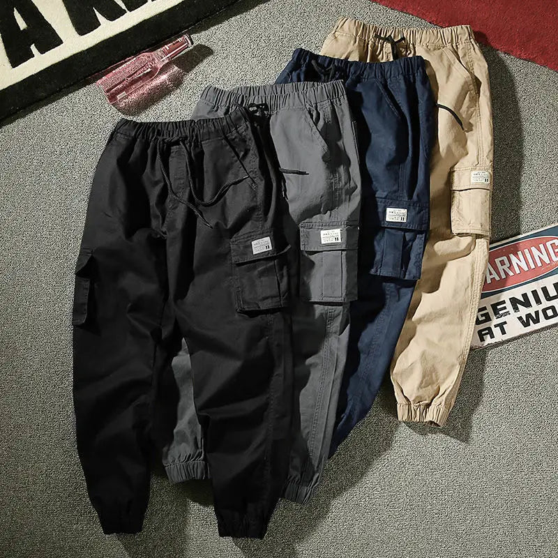 Black Cargo Pants Man Streetwear Men Sweatpants Mens Sports Pants Camouflage Men's Joggers Men's Work Trousers Clothing Male