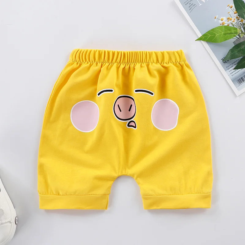 1pcs Summer Kids Shorts Boys Short Pants Girls Baby Cute Cartoon Casual Pant Children Short PP Pant  Sport Clothing Outwear