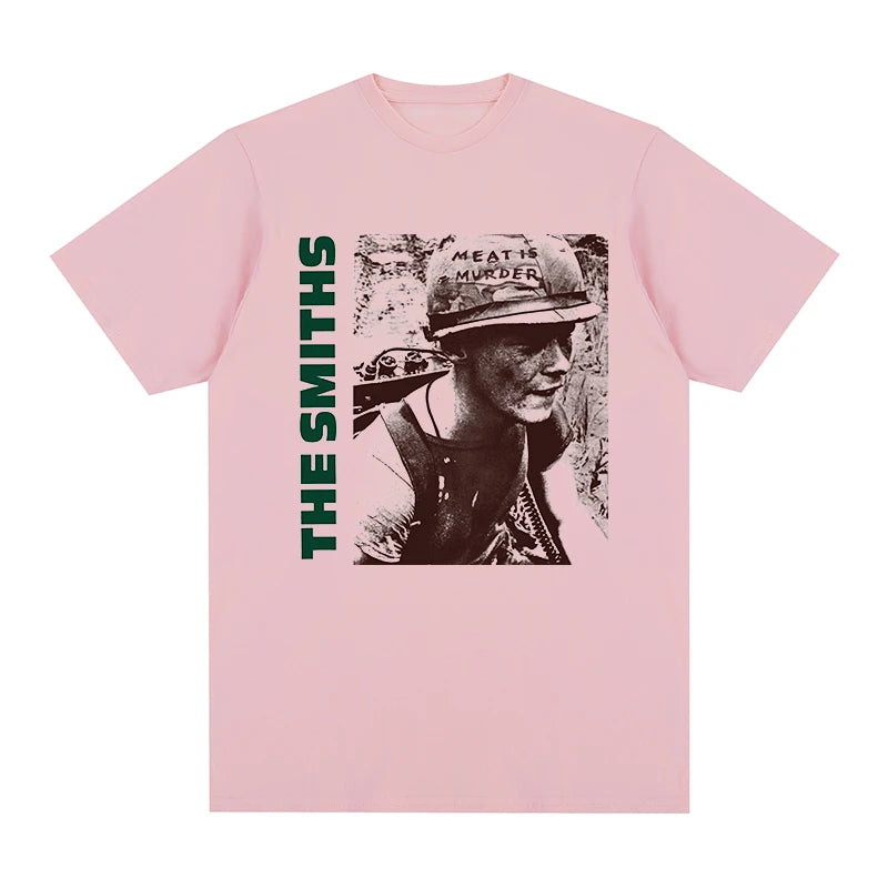 The Smiths Vintage Band T-Shirt — Meat Is Murder 1985 Punk Rock Graphic Tee