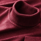 Men's Knit Turtleneck Sweater