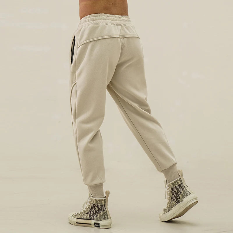 Men's Cotton Cargo Sport Pants – Jogger Sweatpants for Gym & Streetwear