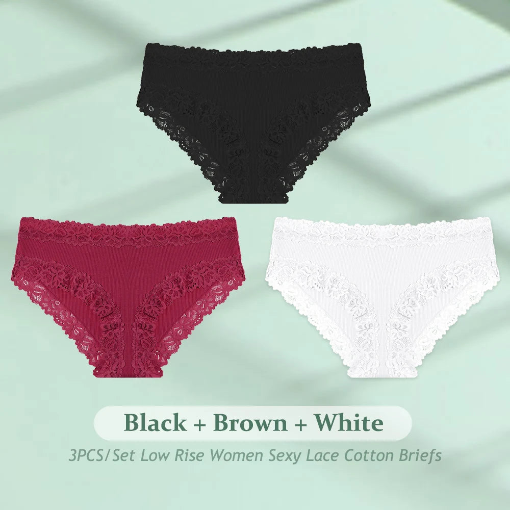 Women's Cotton Seamless Briefs – 3-Pack