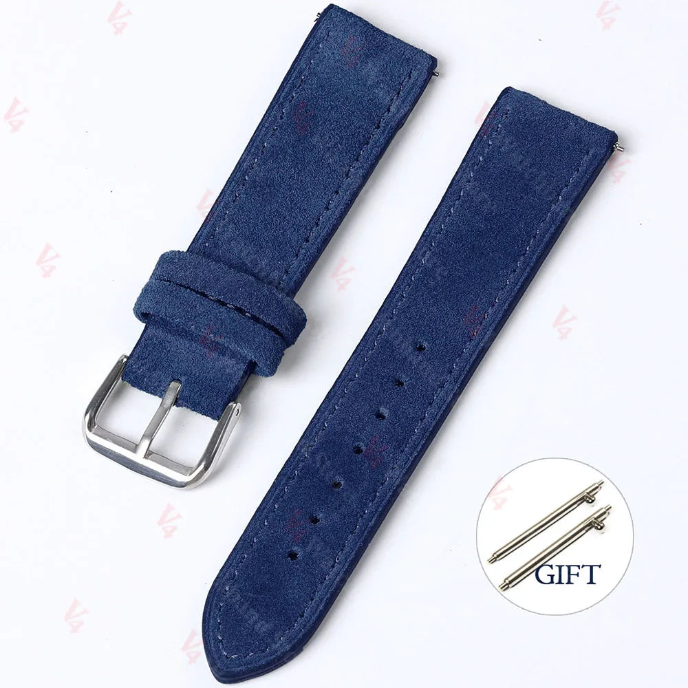 Leather Quick-Release Watch Strap