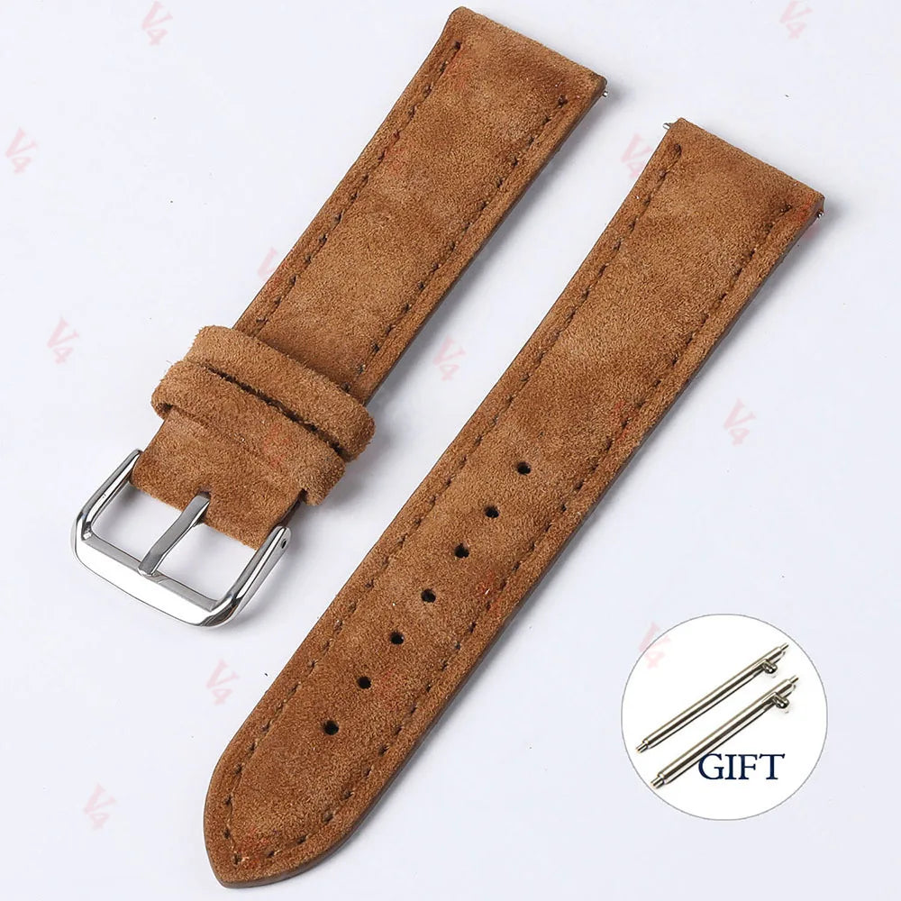Leather Quick-Release Watch Strap