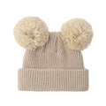 Newborn Knitted Pom Pom Hat | Baby Turban Bonnet 0-12M