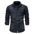 Men's Cotton Denim Shirt