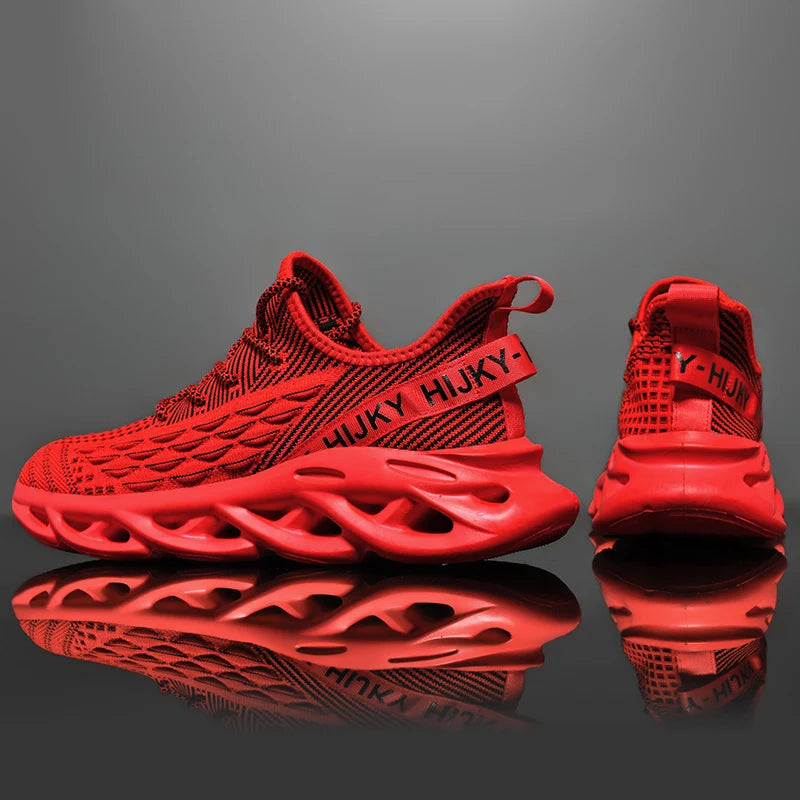 Men's Breathable Flyknit Luxury Casual Sneakers – Lightweight Fashion Trainers