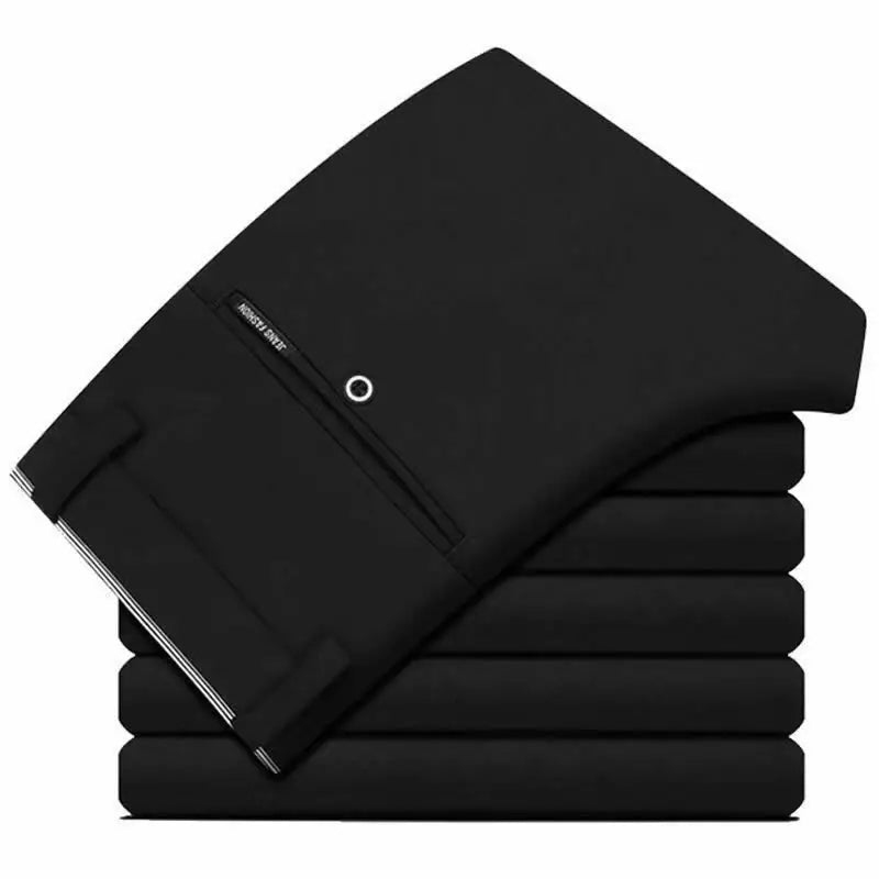 Men's Flat-Front Dress Pants
