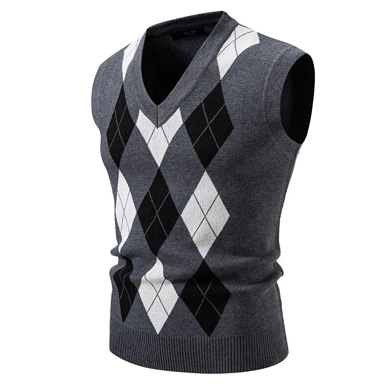 Men's Argyle Sweater Vest