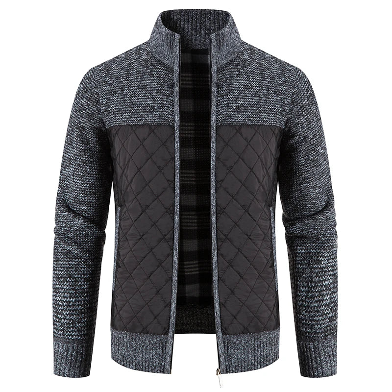 Men's Fleece Hooded Cardigan Jacket
