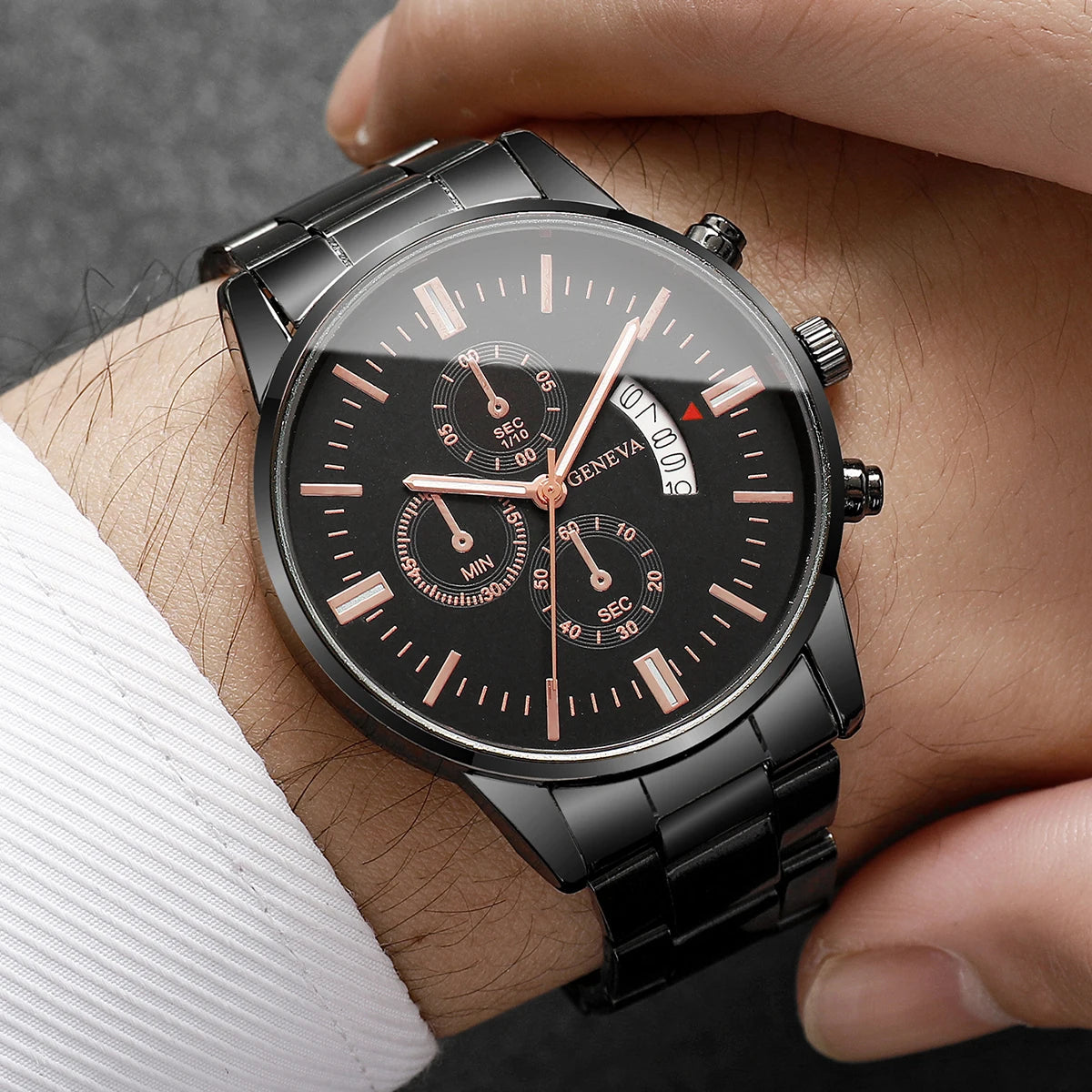 Men's Luxury Business Quartz Watch | Fashion Calendar Wristwatch