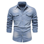 Men's Cotton Denim Shirt