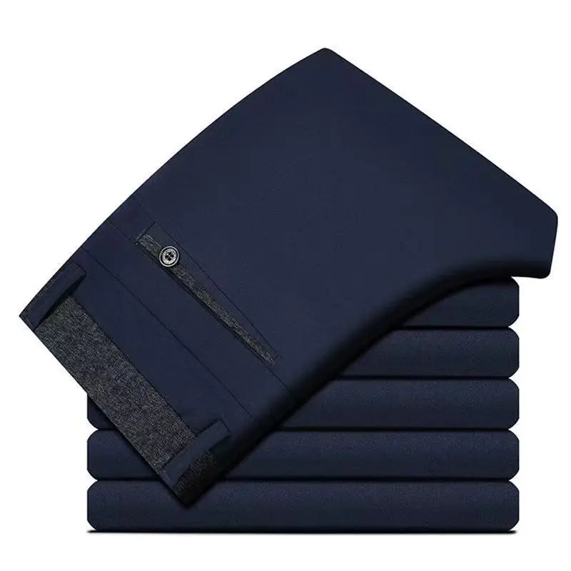 Men's Flat-Front Dress Pants