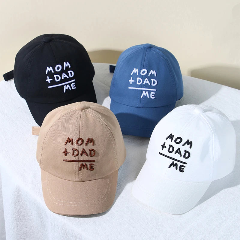 Kids Letter Embroidery Baseball Cap | Adjustable Toddler Snapback Hat