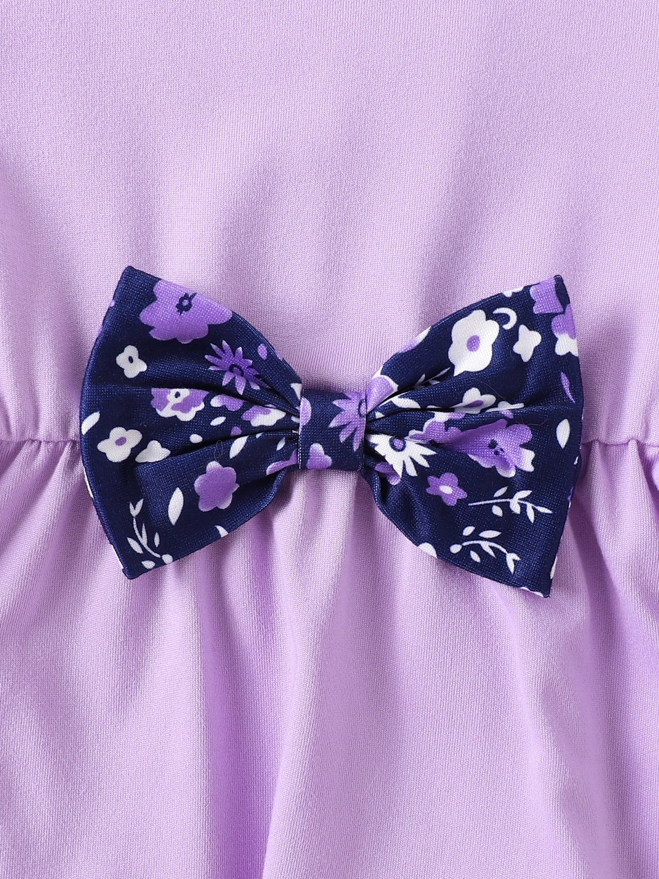 Baby Floral Flared Sleeve Set — Cute Autumn Outfit