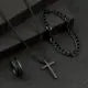 Men's Quartz Watch & Jewelry Set