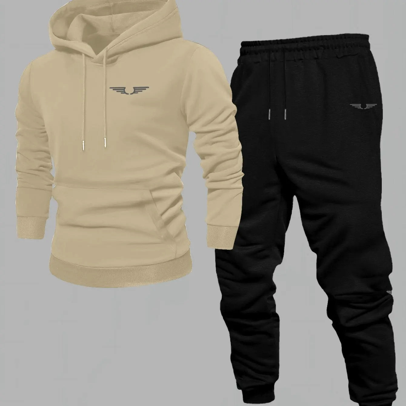 Men's Graphic Print Hoodie Co-ord Set – Fleece Pullover Sweatshirt & Jogger | American Streetwear (S–XXXL)