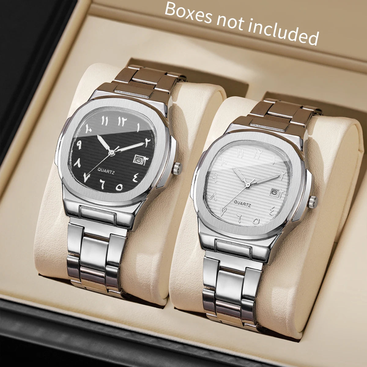 Men's Square-Dial Quartz Watch