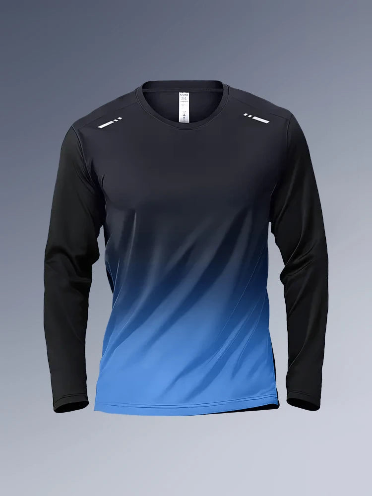 Men's 3D-Print Long-Sleeve T-Shirt