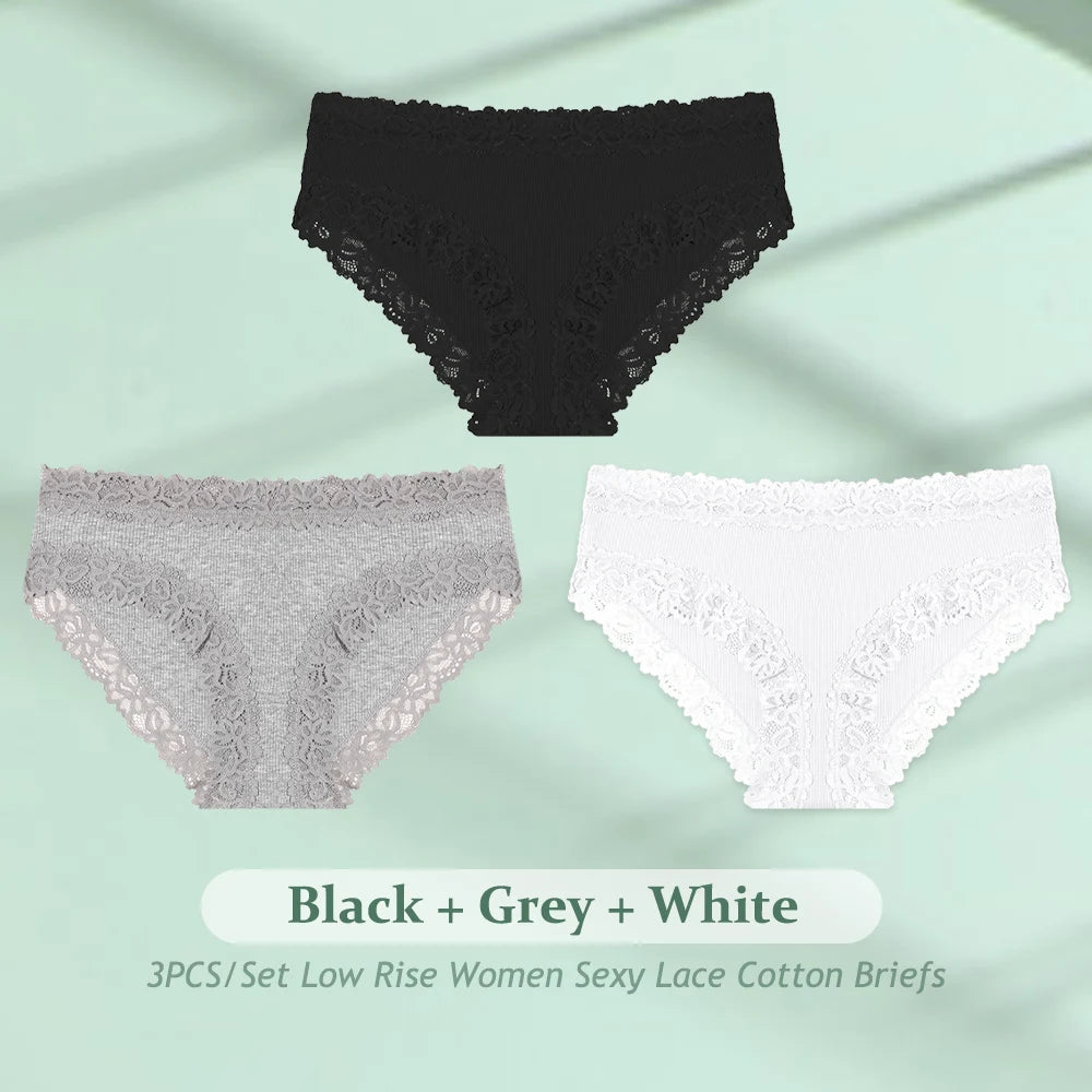 Women's Cotton Seamless Briefs – 3-Pack
