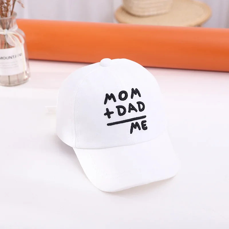 Kids Letter Embroidery Baseball Cap | Adjustable Toddler Snapback Hat