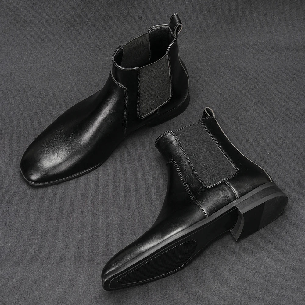 Men’s Square-Toe Chelsea Boots