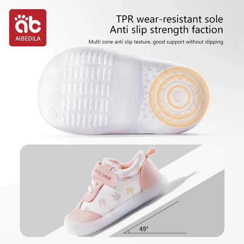 AIBEDILA Baby Shoes Soft Breathable Toddler Sneakers Infant Shoes Baby Boy Girl Casual Sport Shoes Outdoor Walking Shoes