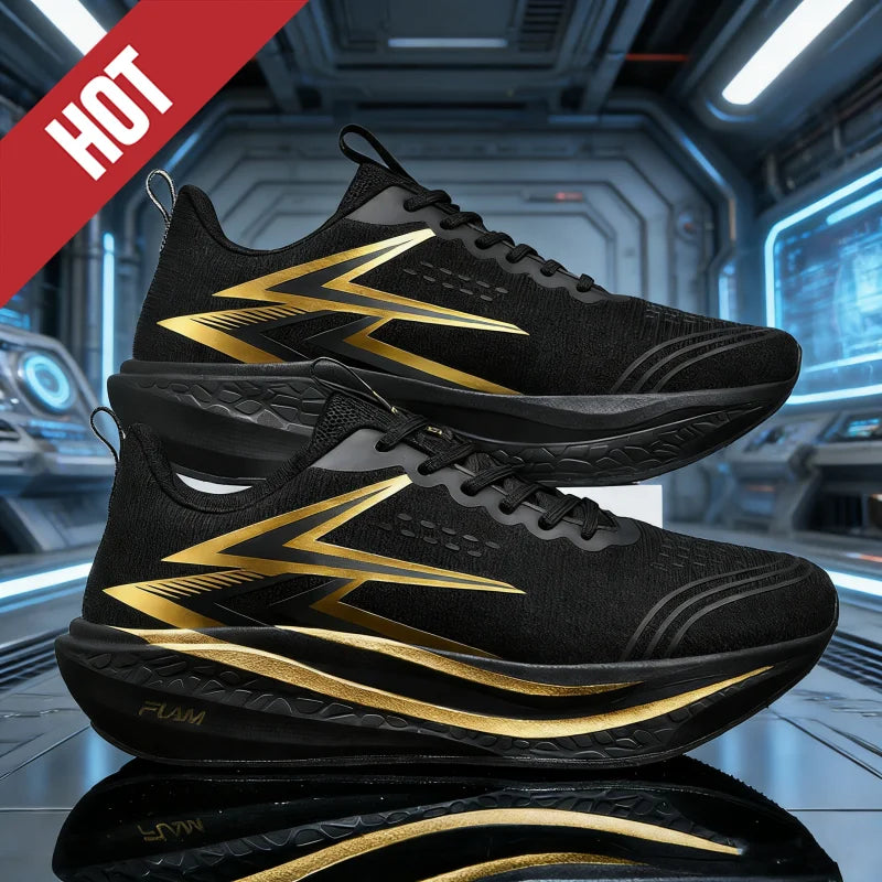 HOT Running Shoes Carbon Board Speciality Marathon Men Sports Breathable Lightweight Women Comfortable Athletic Nonskid Sneakers