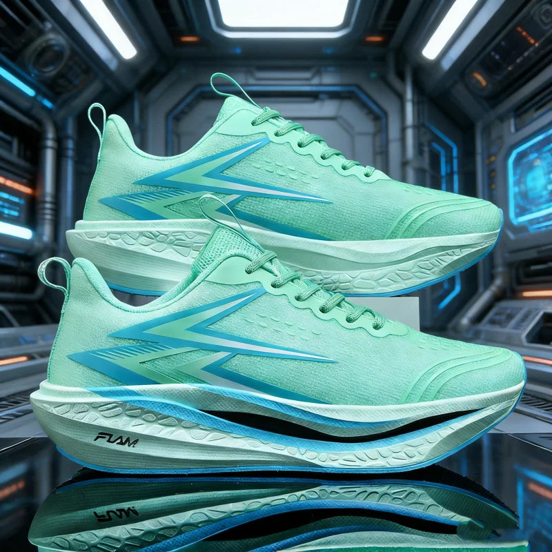 HOT Running Shoes Carbon Board Speciality Marathon Men Sports Breathable Lightweight Women Comfortable Athletic Nonskid Sneakers