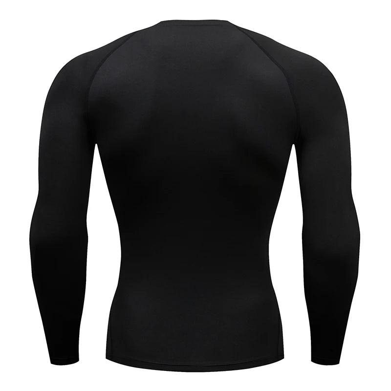 Men's Compression Long Sleeve Sport Shirt — Gym & Running