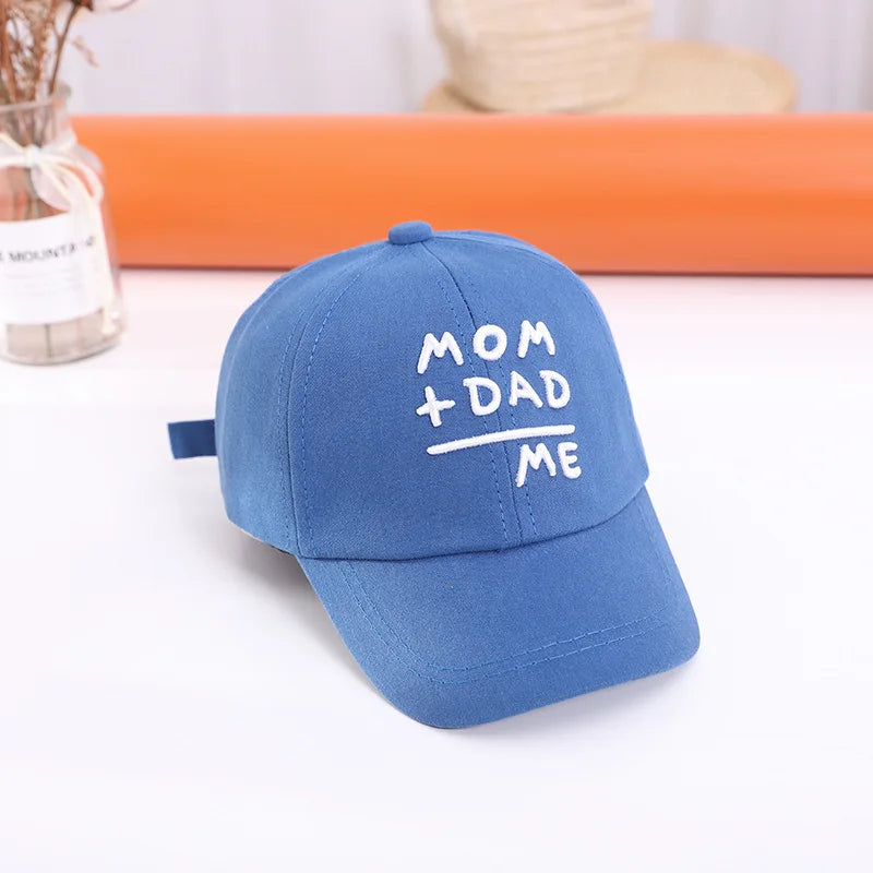 Kids Letter Embroidery Baseball Cap | Adjustable Toddler Snapback Hat
