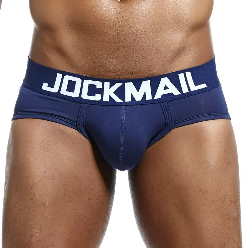 JOCKMAIL Men's Cotton Briefs – Breathable Everyday Underwear