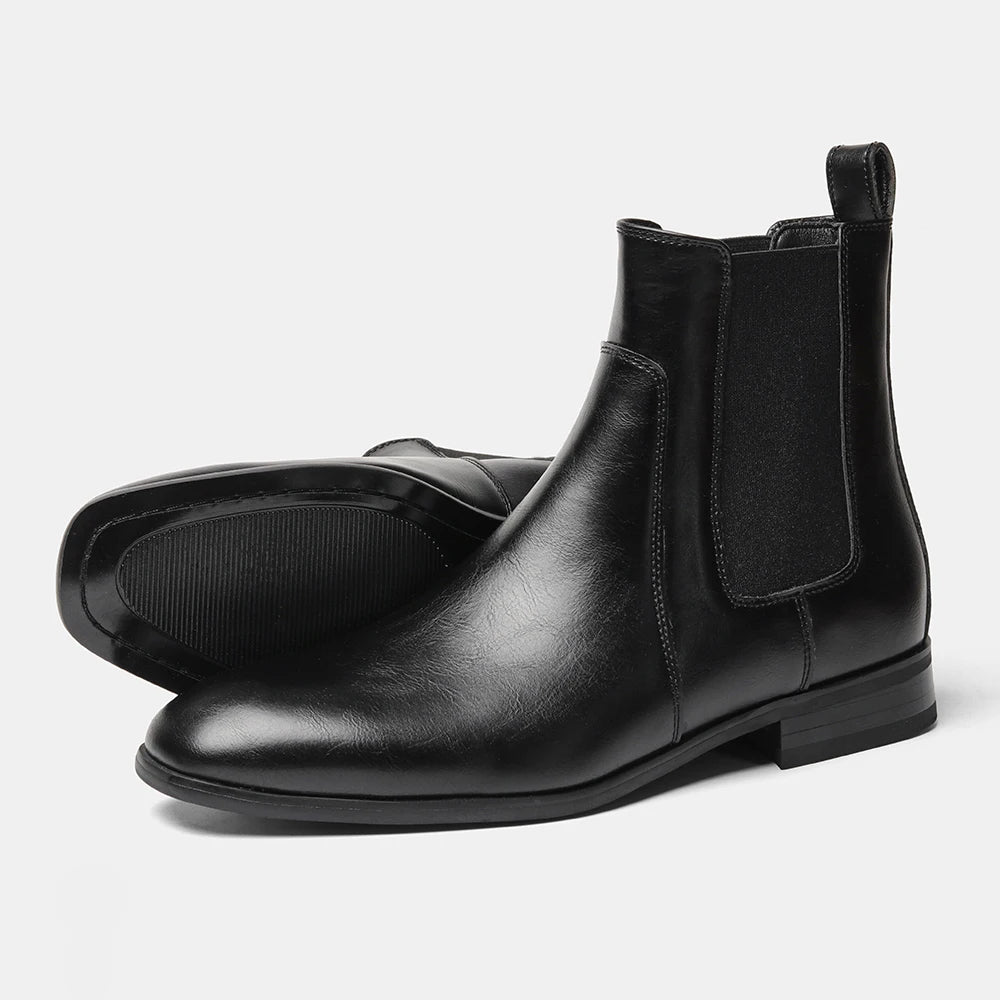 Men’s Square-Toe Chelsea Boots