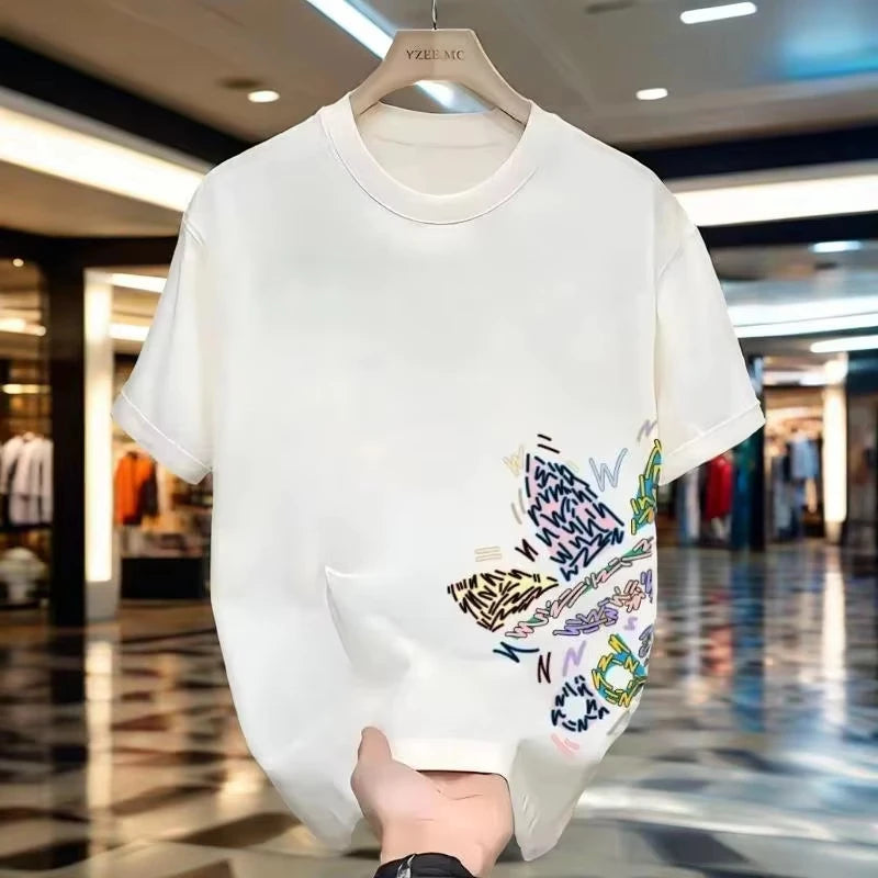 Unisex Printed Cotton-Blend T-Shirt