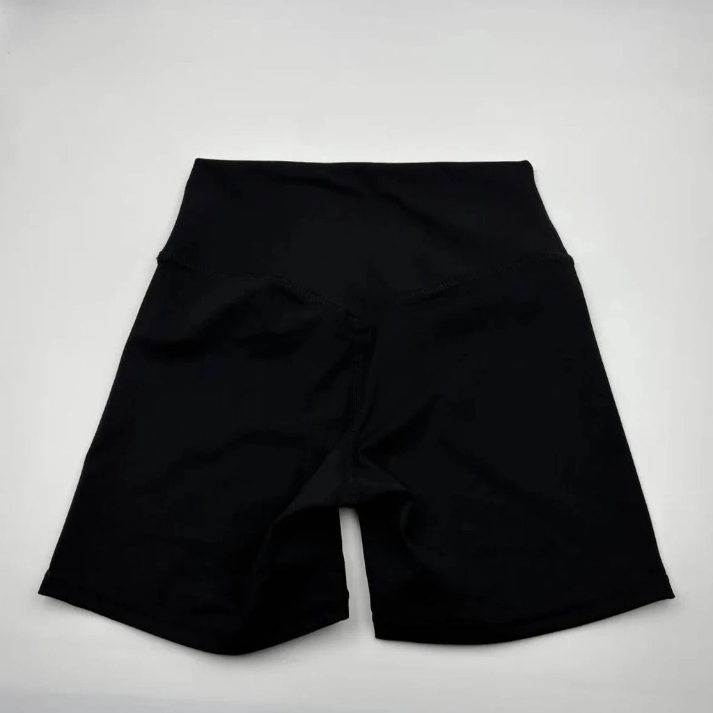Women's Halter Open-Back Tank Top & Biker Shorts Set | Gym & Pilates