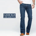 Men's Bootcut Stretch Jeans – Slim Fit Flared Denim
